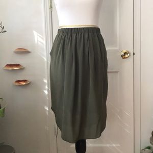 Madewell Midi Skirt with Pockets
